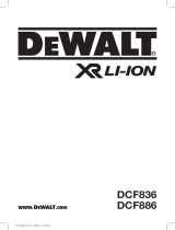 DeWalt DCF886 User manual