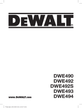 DeWalt DWE492 User manual