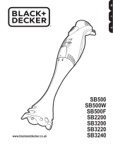 Black & Decker SB500 User manual