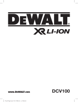 DeWalt DCV100 User manual