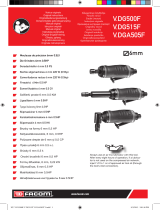 Facom V.DG500F V.DG515F V.DGA505F Owner's manual