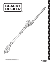 Black & Decker PH5551 Heckenschere Owner's manual