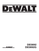 DeWalt DE0892G User manual