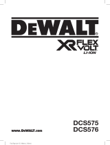 DeWalt DCS575 Owner's manual