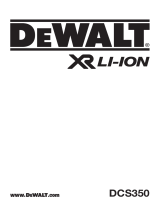 DeWalt DCS350N User manual