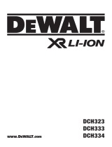 DeWalt DCH323 User manual