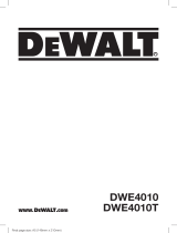 DeWalt DWE4010T User manual