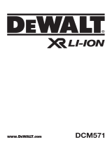 DeWalt DCM5712 User manual