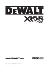 DeWalt XR FLEX VOLT LI-ION DCB500 User manual