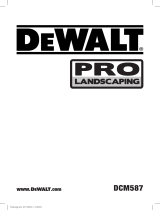 DeWalt Pro Landscaping DCM587 User manual