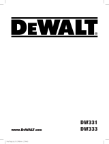 DeWalt DW331 User manual