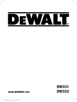 DeWalt DW333 User manual