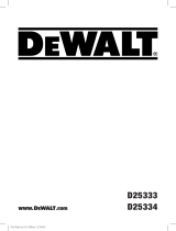 DeWalt D25333 Owner's manual
