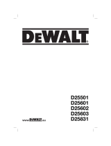 DeWalt D25603K User manual