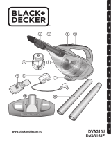 Black & Decker DVA315JF Dustbuster User manual