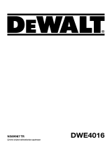 DeWalt DWE4016 User manual