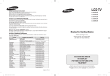 Samsung LE32S81B User manual