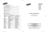 Samsung LE40M87BD User manual