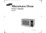 Samsung MS123SCE-1 User manual