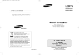 Samsung LE32R52BD User manual