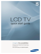 Samsung LE40A566P1M Quick start guide