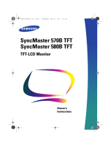 Samsung 570BTFT User manual