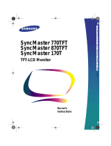 Samsung 770TFT, 870TFT, 170T User manual