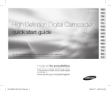 Samsung VP-HMX20C Quick start guide