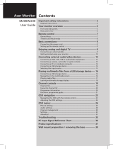 Acer M200D User manual