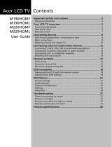 Acer M220HQMF User manual