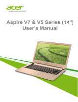 Acer Aspire V7-481 User manual