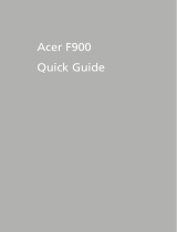 Acer F900 Quick start guide