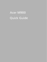 Acer M900 Quick start guide