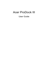 Acer ProDock III User manual