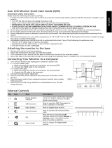 Acer XB271HU Quick start guide