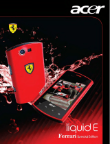 Acer Liquid E - Ferrari Special Edition User manual