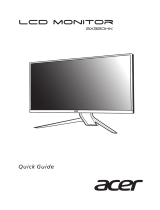 Acer BX320HK Quick start guide