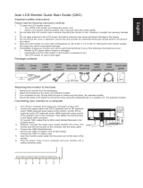 Acer BX340C Quick start guide