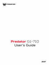 Acer Predator G1-710 User manual
