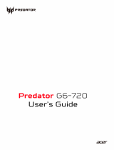 Acer Predator G6-720 User manual