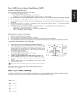 Acer B277 Quick start guide