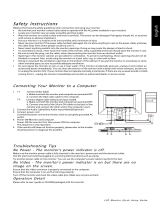 Acer G195HQL Quick start guide