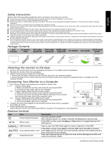 Acer S241HL Quick start guide