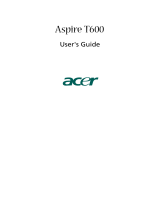 Acer Aspire T600 User manual