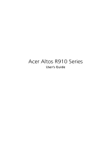 Acer Altos R910 User manual