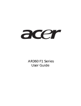Acer AR360 F1 User manual