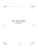 Acer G901 User manual