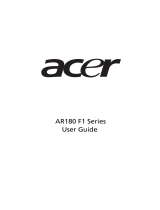 Acer AR180 F1 Series User manual