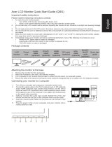 Acer CB281HK Quick start guide