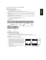 Acer CB280HK Quick start guide